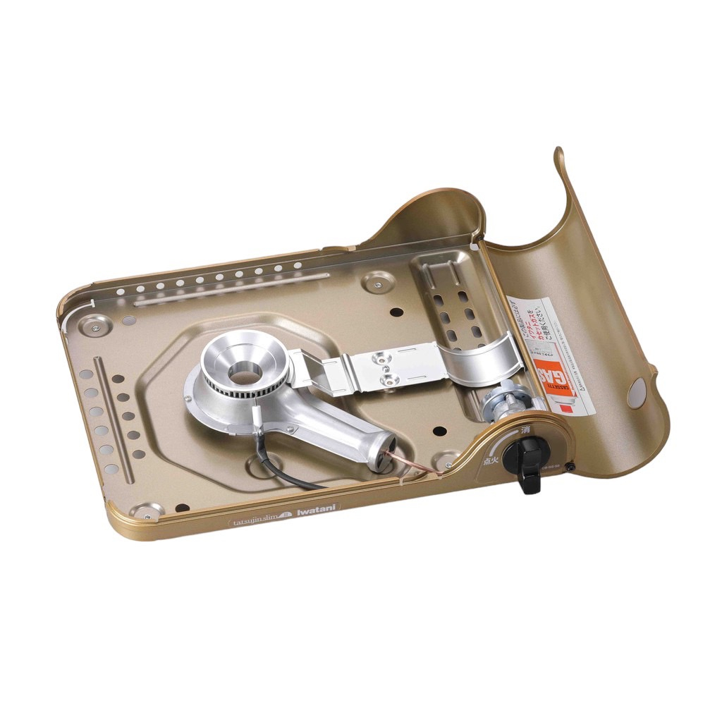 Iwatani เตาแก๊สกระป๋องพกพา แคมปิ้ง Tatsujin Slim รุ่น CB-SS-50T แถมฟรีแก๊สกระป๋องขนาด 250 กรัม จำนวน 1-2 กป. เลือกได้