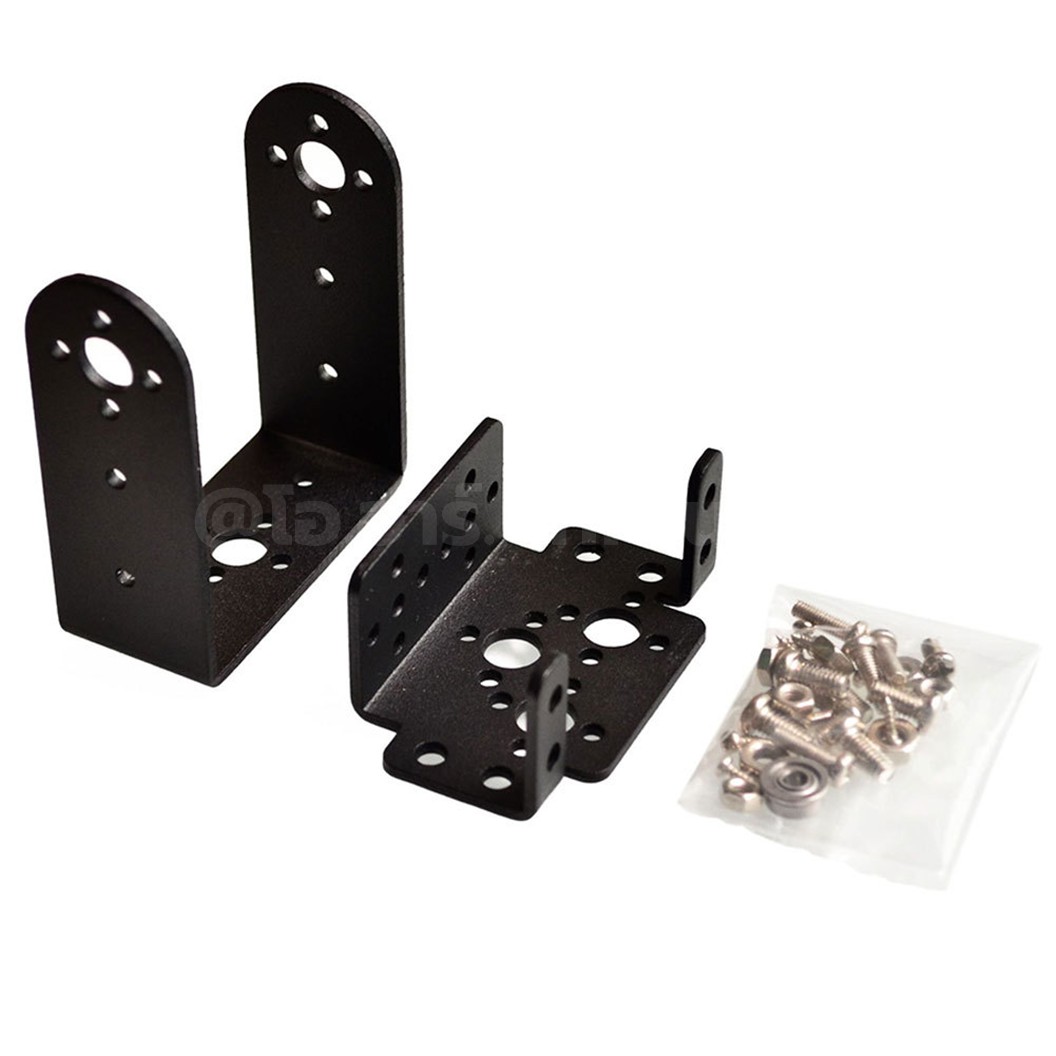 ND064 ตัวยึดเซอร์โวมอเตอร์ Servo Mount Brackets For MG995 MG996 ฉากยึด ฐานยึดเซอร์โว Servo support