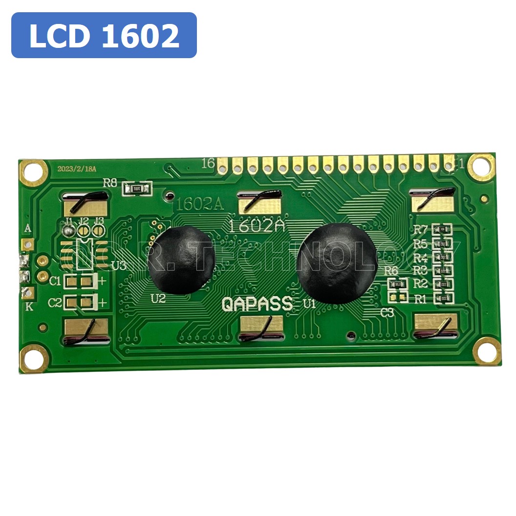 (1ชิ้น) AA324 โมดูลจอแสดงผล LCD1602 Gray Backlight 5V จอแสดงผล หน้าจอ LCD Module