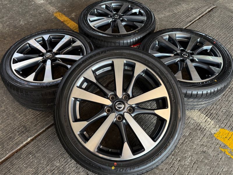 ล้อ Nissan Teana ขอบ 18 Top ยางใหม่DUNLOP SP SPORT LM 705 🇯🇵 235/45/18ปลายปี24 (1 ชุด 4 วง)