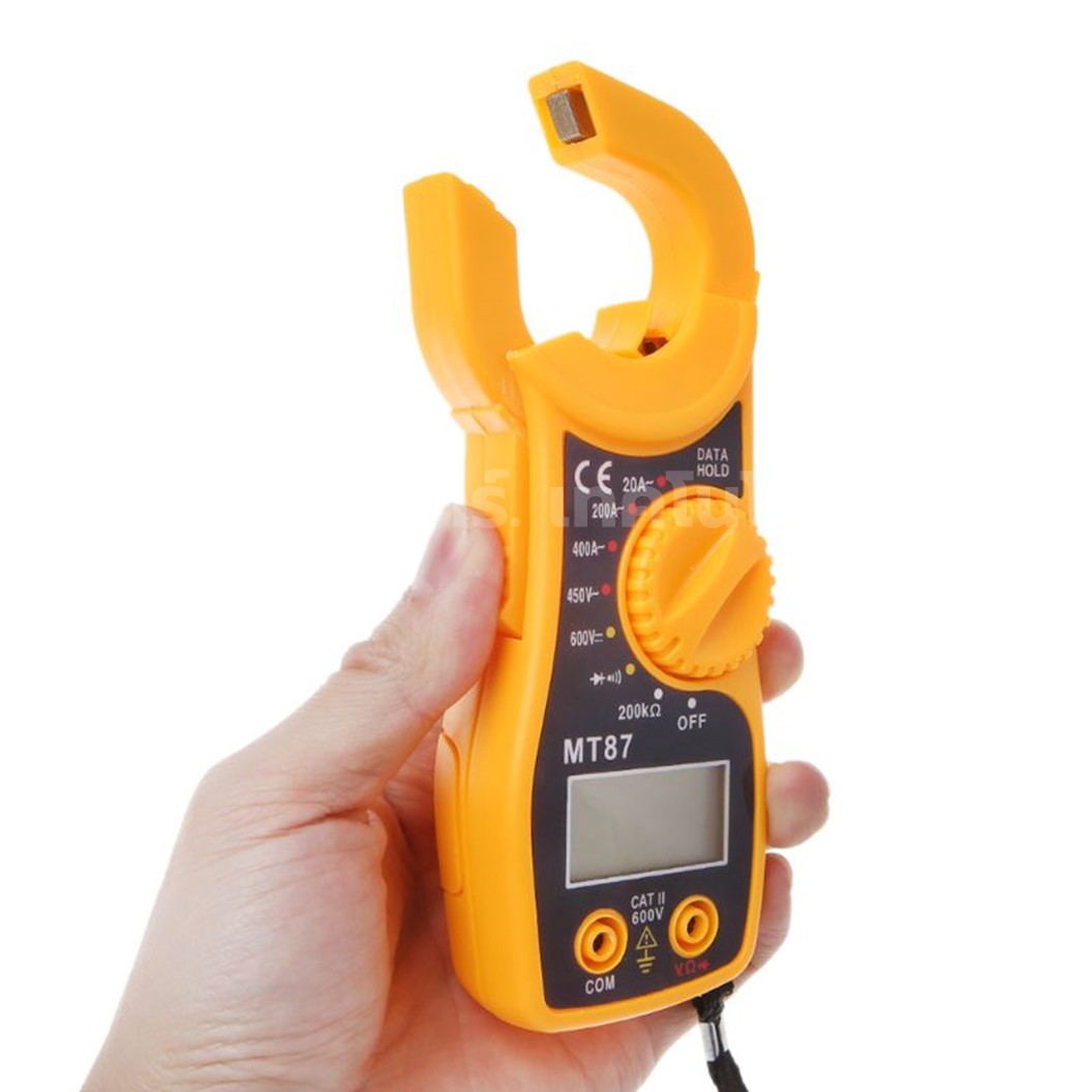 MT87 แคลมป์มิเตอร์ Digital Clamp Meter คลิปแอมป์ โวลต์มิเตอร์ เครื่องวัดแรงดัน และกระแส Volt meter มัลติมิเตอร์ Multi meter MT-87