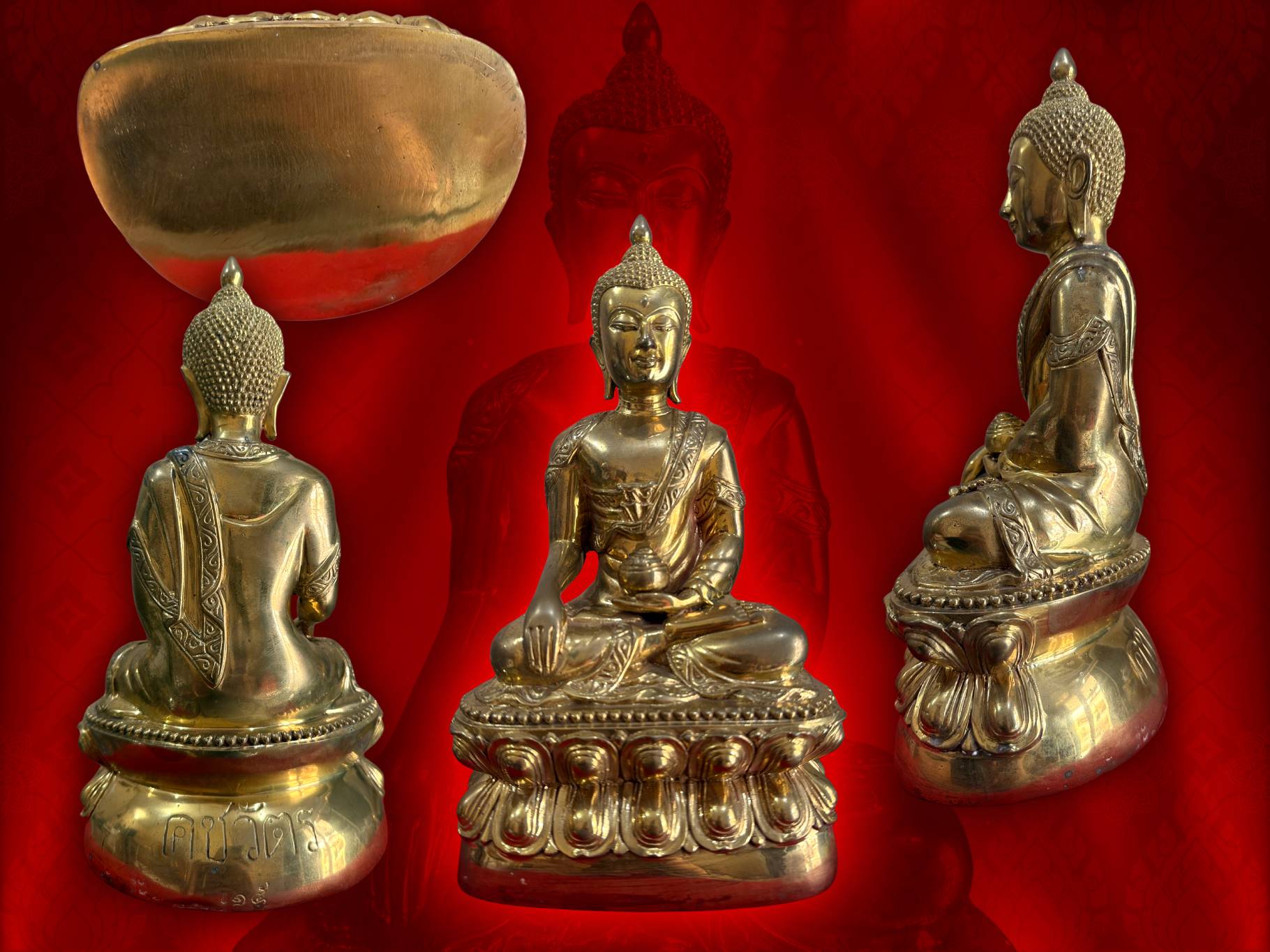 พระบูชาคชวัตร ขนาดหน้าตัก 5 นิ้ว เนื้อทองเหลือง รุ่นฉลองพระชันษา100 ปี สมเด็จพระญาณสังวร สมเด็จพระสังฆราช 3 ตุลาคม ปี 2556 รุ่นสุดท้าย ของสำนักเลขานุการสมเด็จพระสังฆราช วัดบวรนิเวศวิหาร ของดีที่น่าสะสมสุดๆ ซึ่งตอนนี้ หายากแล้วครับ..