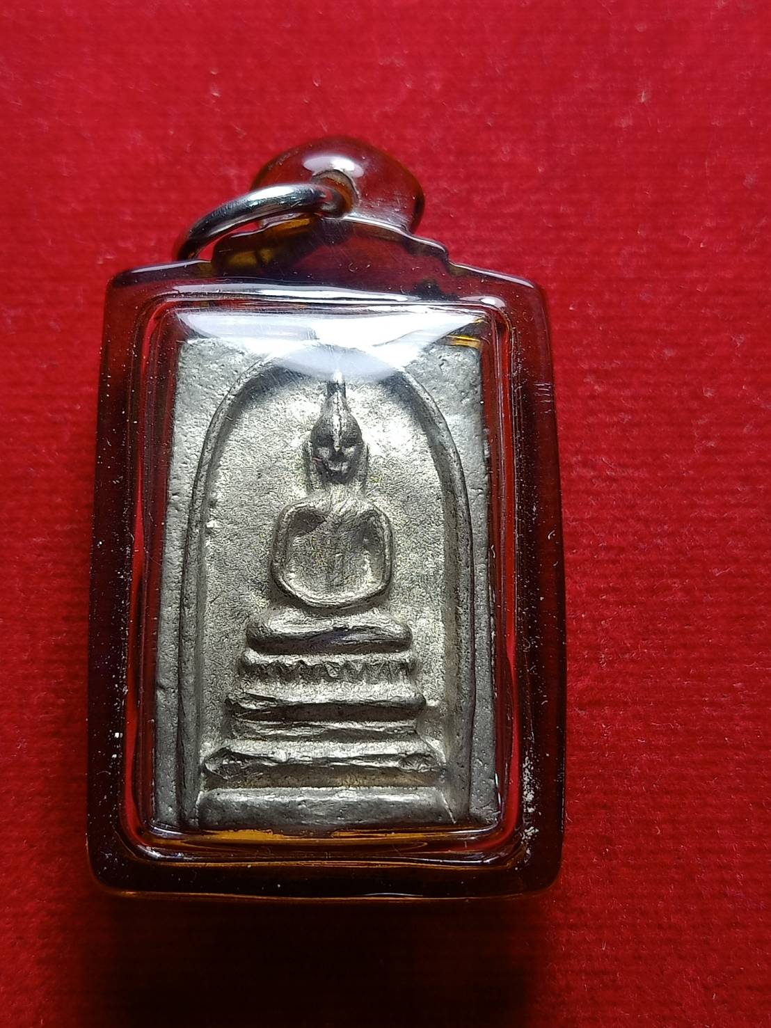 พระสมเด็จหล่อ หลวงพ่อแพ วัดพิกุลทอง จ.สิงห์บุรี (SKU-04825)