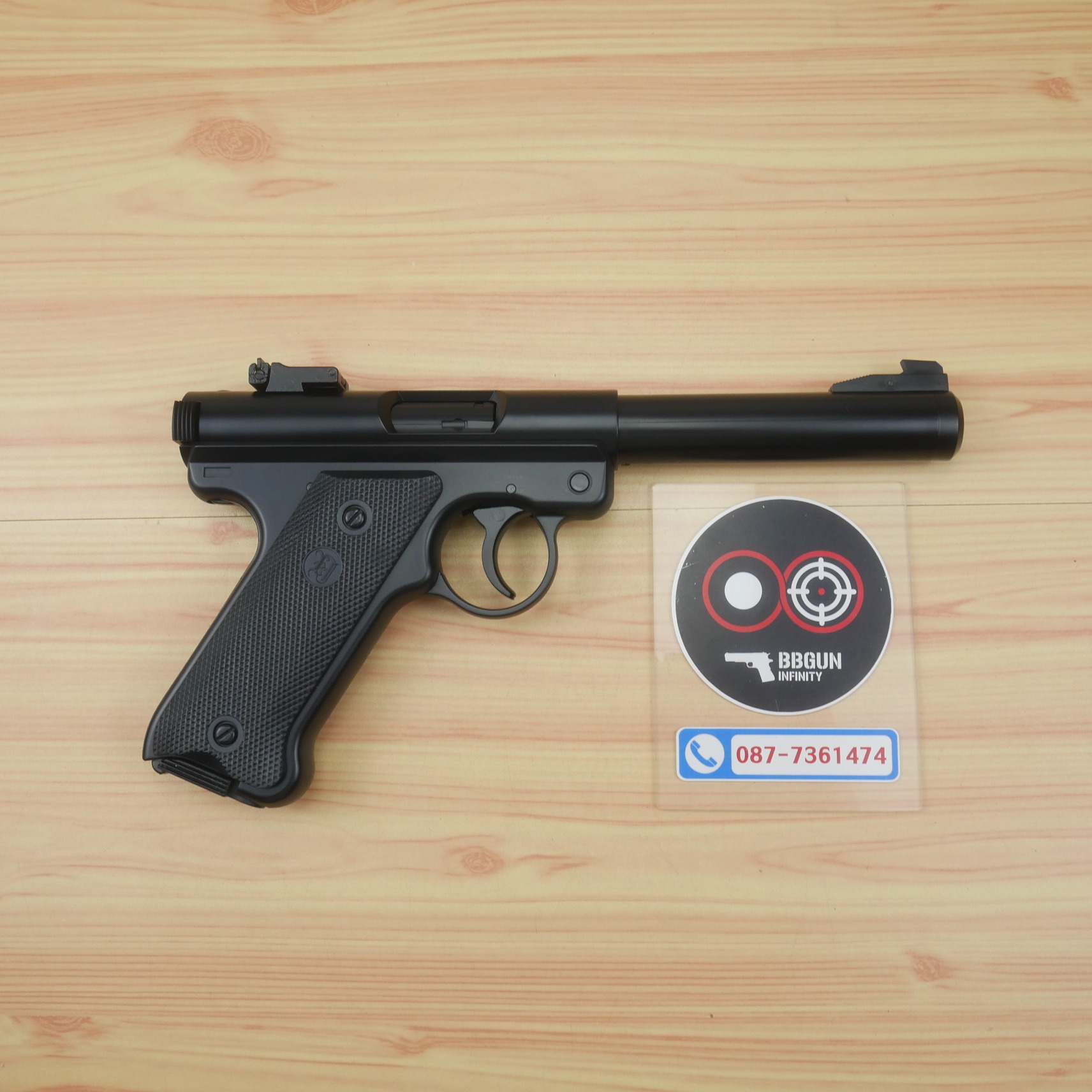 บีบีกันอัดแก๊ส KJ Work - Ruger MK1 Gas Non Blow Back BB GUN