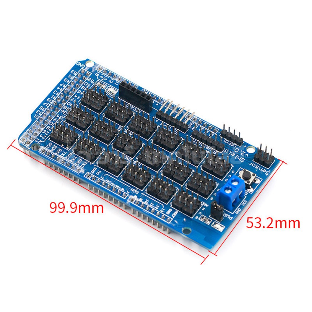 NA009 บอร์ดขยายขา บอร์ดเสริม Mega Sensor Shield V1.0 for MEGA2560 Arduino อาร์ดูโน่