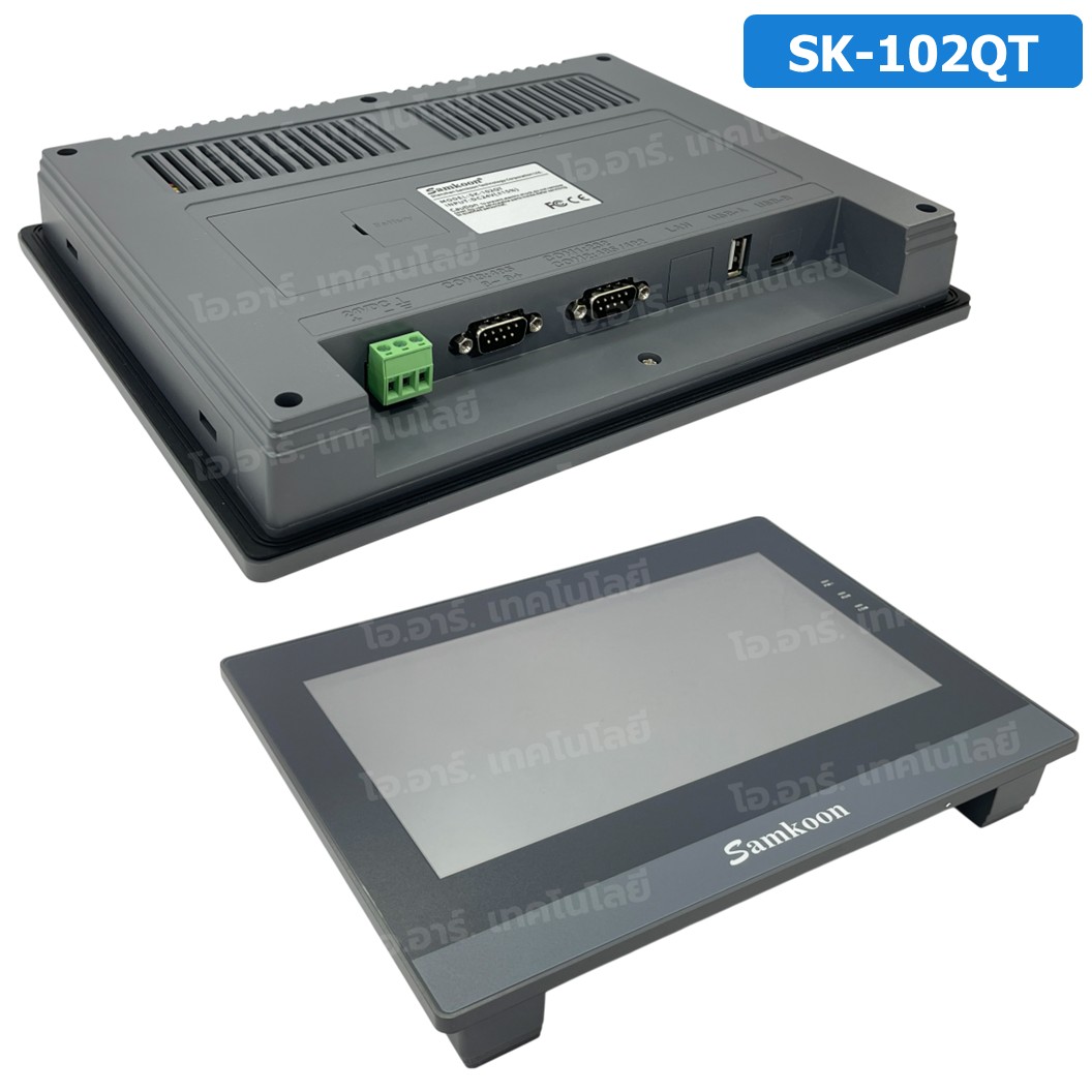 SAMKOON HMI SK-102QT จอทัชสกรีน 10.2" HMI Touch Screen 10.2" (Human Machine Interface) ไม่รองรับ Ethernet