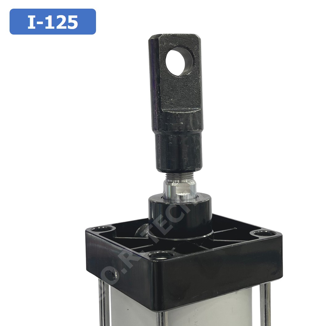 (1ชิ้น) I-125 ตัวยึดแกนกระบอกลม แบบตรง I Joint Air Cylinder สำหรับกระบอกลม SC 125 ขายึดกระบอกลม ตรง ตัวต่อปลายแกนกระบอกลม เกลียวใน M27x2