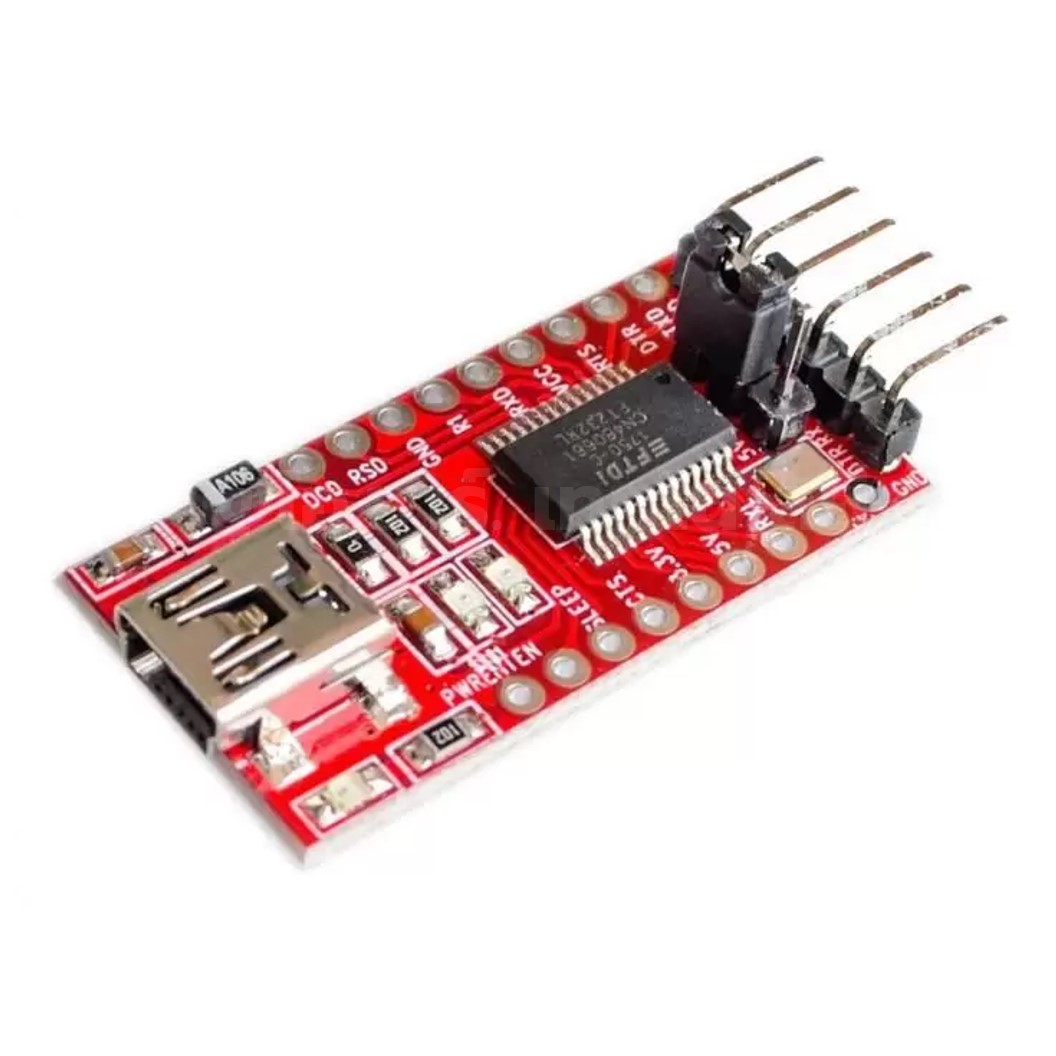 AA106-Mini USB โมดูลแปลงสัญญาณ FT232RL FTDI USB To Serial Adapter Module USB TO TTL Serial Download Cable For Arduino