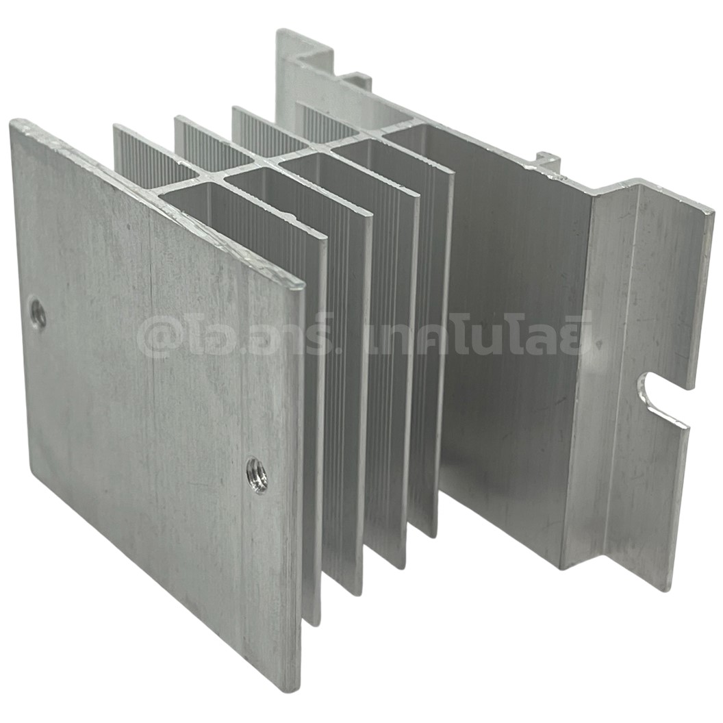 SSR-Heat Sink I-50 อลูมิเนียมฮีทซิงค์ แผ่นระบายความร้อนโซลิดสเตทรีเลย์ 10-40A Aluminum Heat Sink Solid State Relay SSR