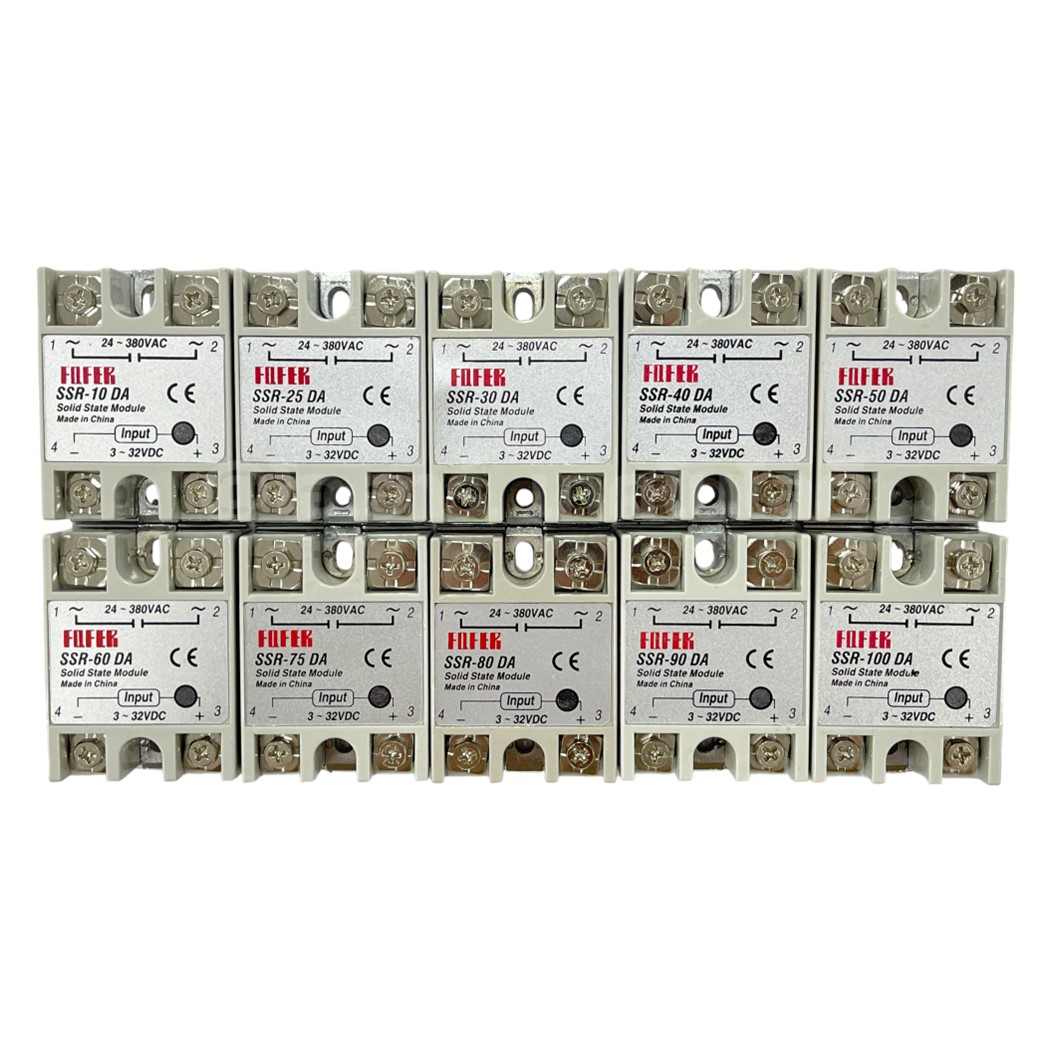 SSR-75DA 75A โซลิดสเตทรีเลย์ Solid State Relay SSR-75 DA (Input 3-32VDC, Output 24-380VAC 75A) รีเลย์แบบไร้หน้าสัมผัส