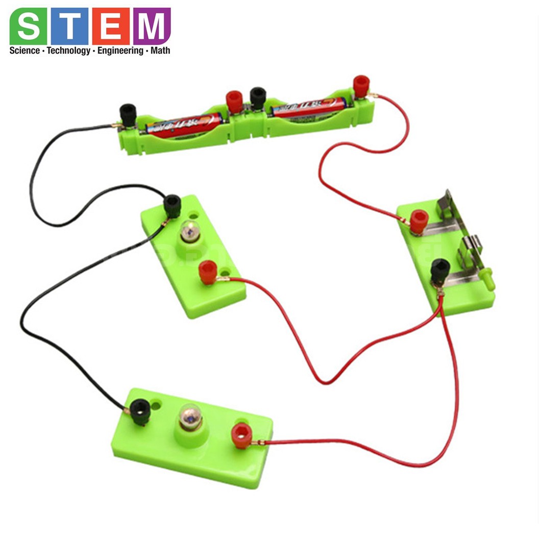 T-S102 ชุดทดลอง วงจรไฟฟ้าเบื้องต้น Basic Electric Circuit ชุดทดลองต่อวงจรไฟฟ้าพื้นฐาน Electronic circuit เสริมพัฒนาการ เสริมการศึกษา วงจรไฟฟ้าพื้นฐาน