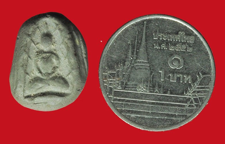 ขายแล้ว*38057 พระเม็ดบัว เจ้าคุณโพธิ์ วัดชัยพฤกษ์มาลา กรุงเทพ ปี 2442 เนื้อดิน 13