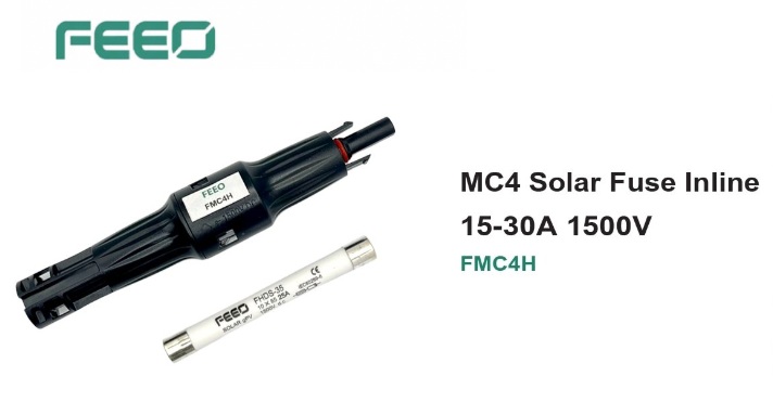 MC4 Solar Fuse Inline 15-30A 1500V (FMC4H)สำหรับการปกป้องสายไฟฟ้าโซล่าเซลล์ (เฉพาะ Connector ไม่รวม FUSE)