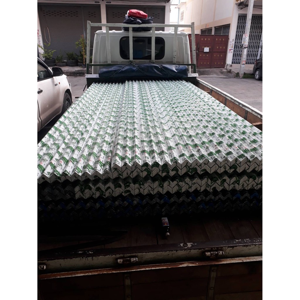 เหล็กฉากทำชั้น หน้า 1.5"x1.5" หนา 2.0 มม มอก.สีขาว (ราคารวมแวท) ชั้นวางของ