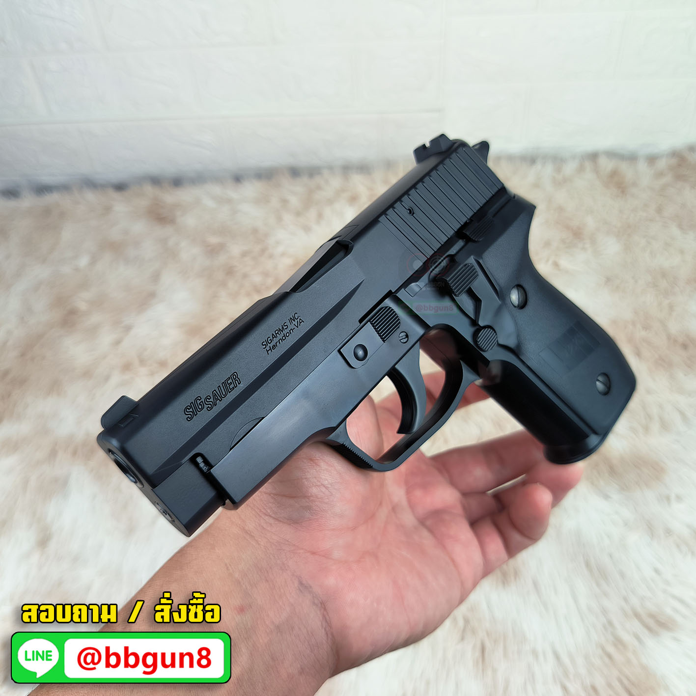 ปืนอัดลมชักยิง Tokyo Marui Sig Sauer P228 Spring Pistol (HG, Hop Up)