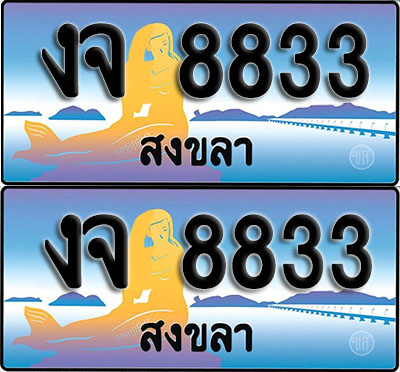 เลขทะเบียน 8833 – งจ 8833 สงขลา (1)