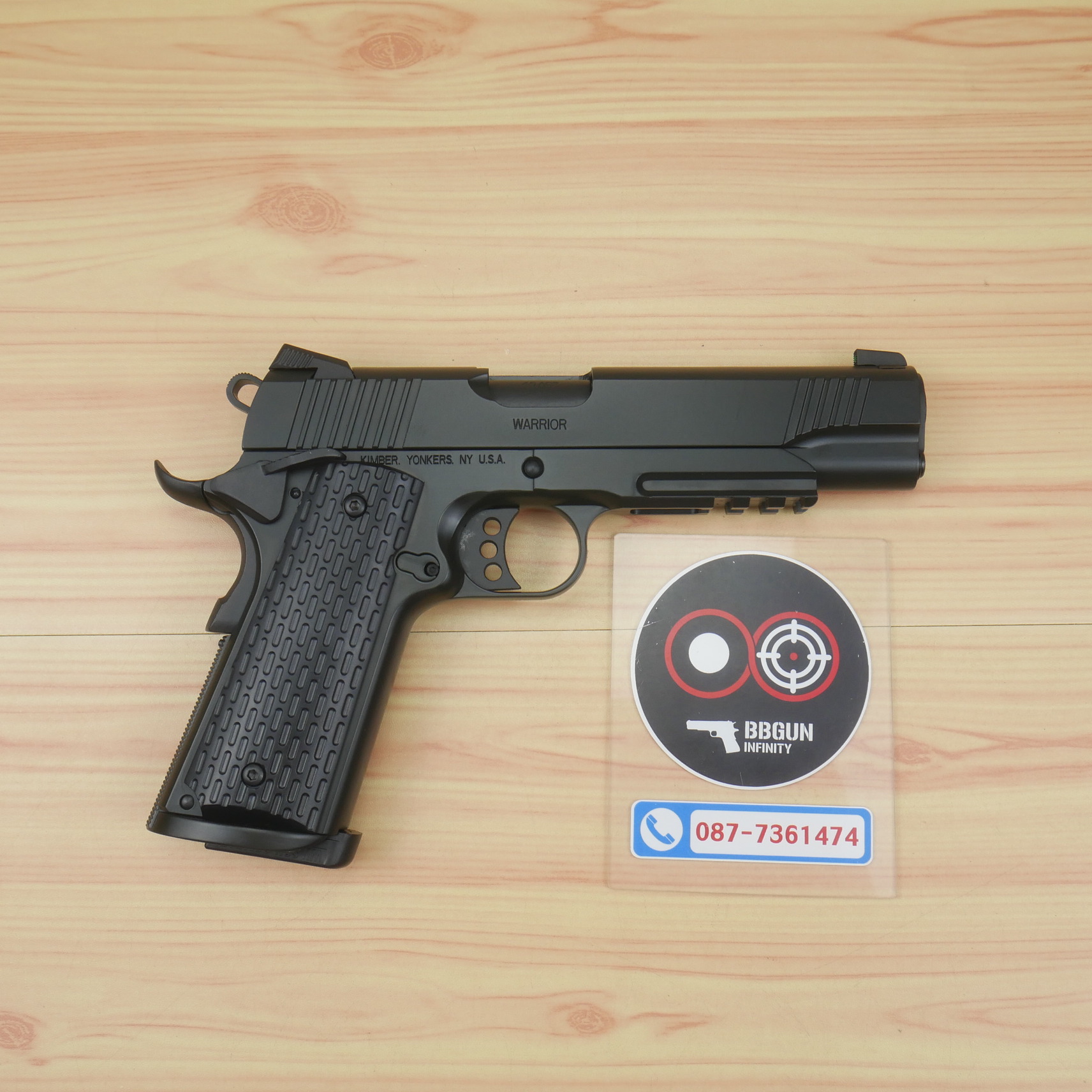 บีบีกันอัดแก๊ส T8 SP System KIMBER 1911 สีดำ BB GUN