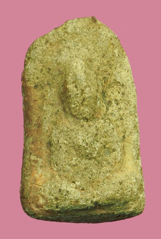 ขายแล้ว*40201 พระพิมพ์พระร่วงนั่ง เนื้อดิน ไม่ทรา่บกรุ เก่า 13