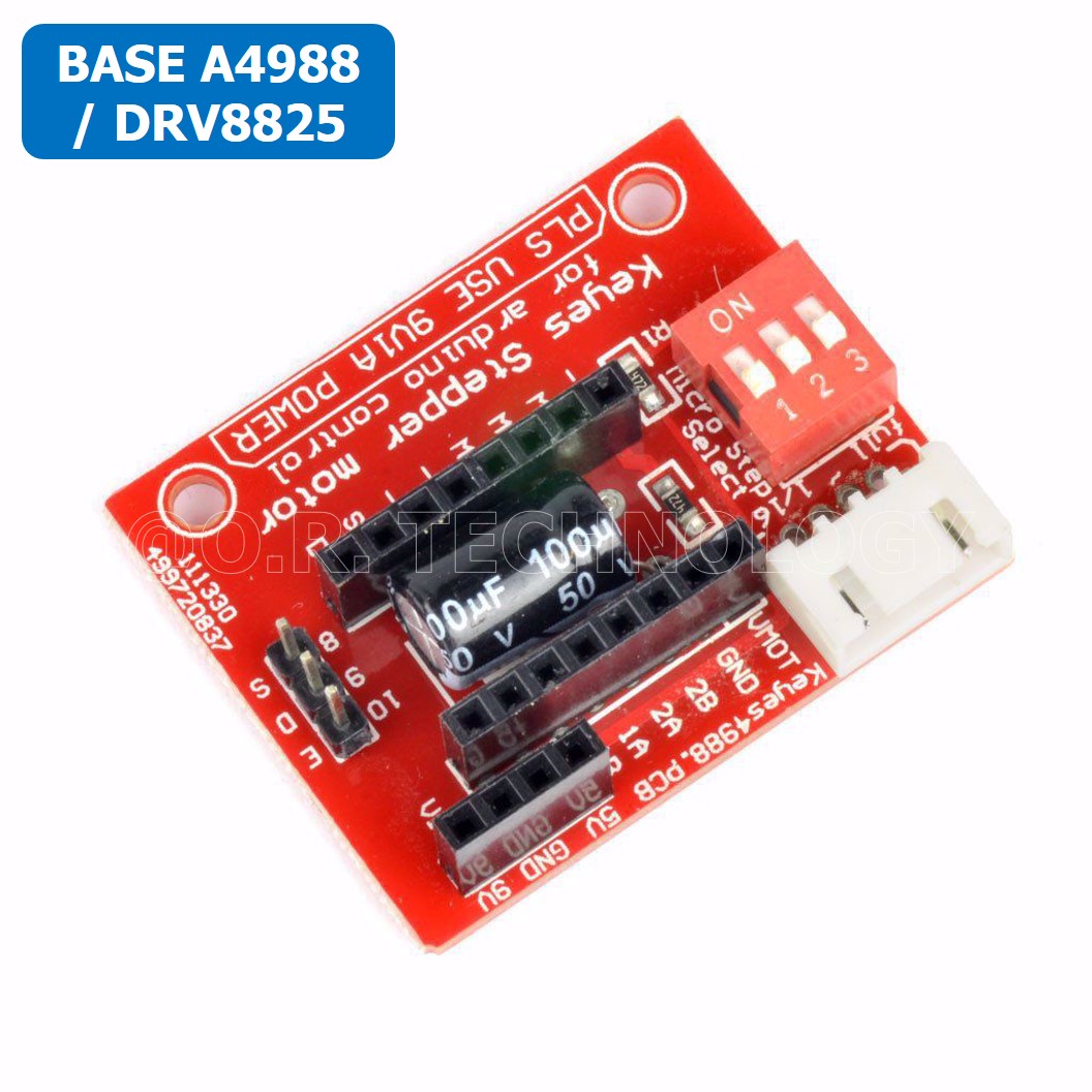 (1ชิ้น) XQ924 Base A4988 / DRV8825 Stepper motor driver Base ฐานรอง ไดร์ฟสเต็ปเปอร์มอเตอร์