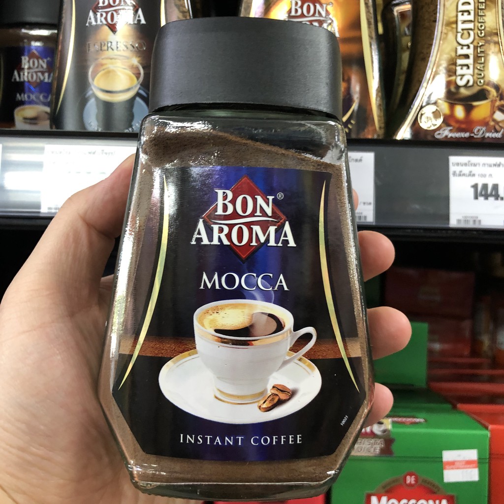 บอน อโรม่า กาแฟสำเร็จรูป 100 กรัม Bon Aroma Instant Coffee 100 g.
