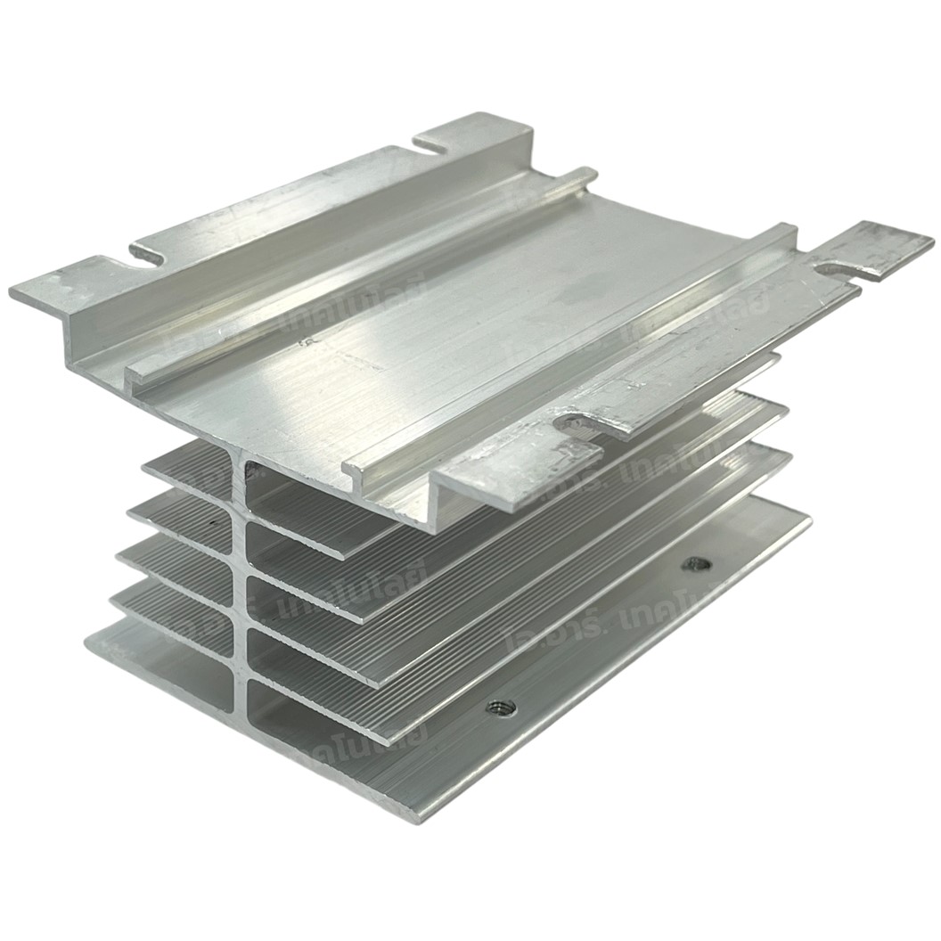 SSR-Heat Sink I-100 อลูมิเนียมฮีทซิงค์ แผ่นระบายความร้อนโซลิดสเตทรีเลย์ Aluminum Heat Sink Solid State Relay SSR Heatsink I100