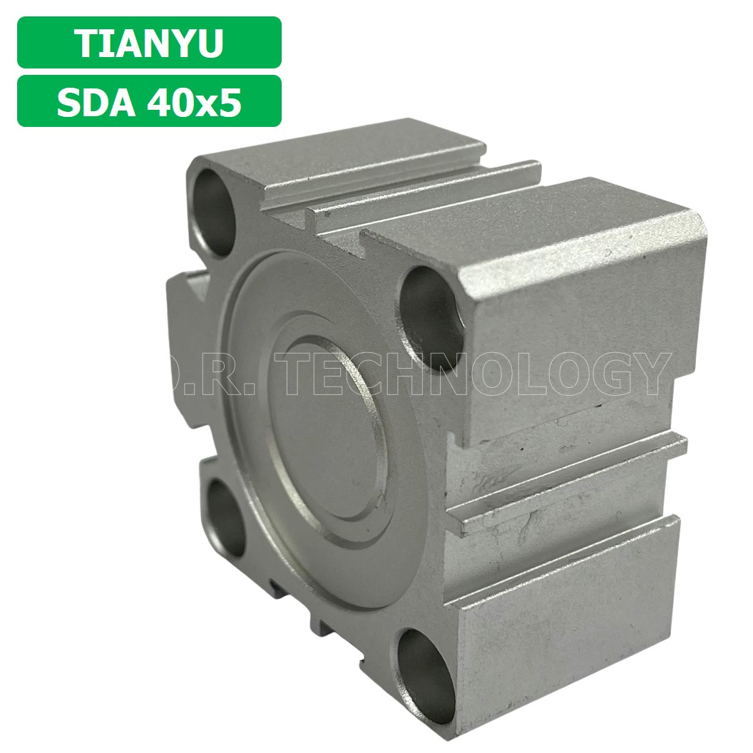 SDA40 กระบอกลมคอมแพค กระบอกลม รุ่นคอมแพค Compact Air Cylinder SDA Series แบบคอมแพค (Bore40 x Stroke10-70) SDA-40