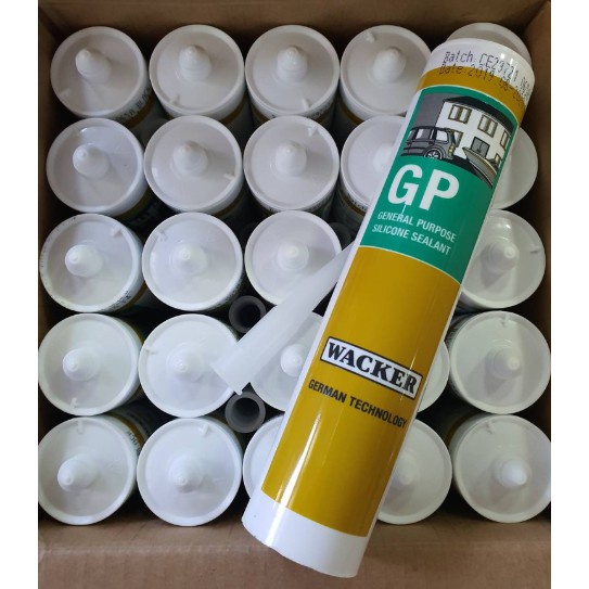 ซิลิโคน WACKER GP หรือ GP-N ขายส่งยกลัง (ราคารวมแวท) (ลังละ 25 หลอด) ของแท้100%