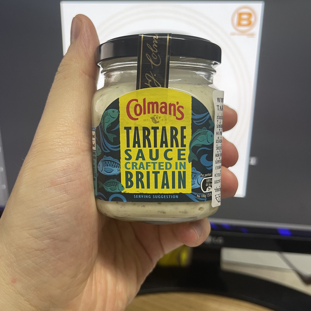 โคลแมนส์ ทาทาร์ ซอส 144 กรัม Colman's Tartare Sauce Crafted in Britain 144 g.