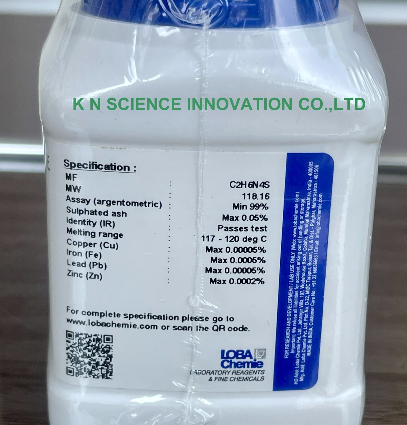 GUANIDINE THIOCYANATE MOLECULAR BIOLOGY , 100 g, Loba 3994F00100