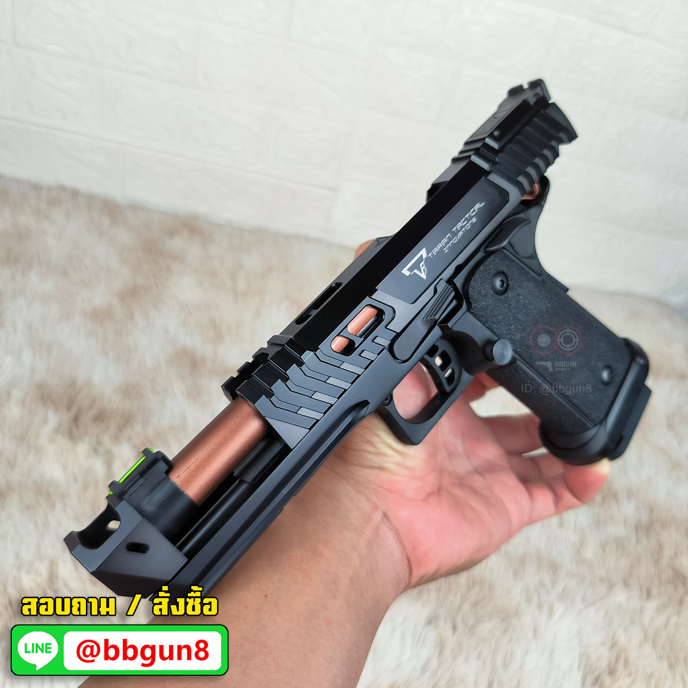 ปืนบีบีกันอัดแก๊ส Army Armament (R614-1) TTI JW4 Pit Viper (Standard Version)