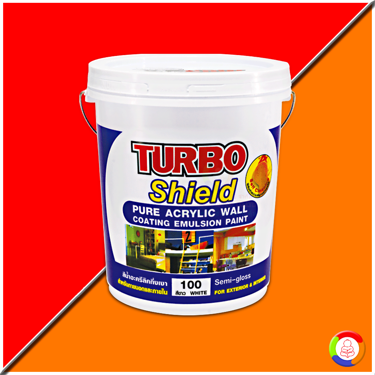 Turbo Shield Acrylic Emulsion Paint for Exterior and Interior
