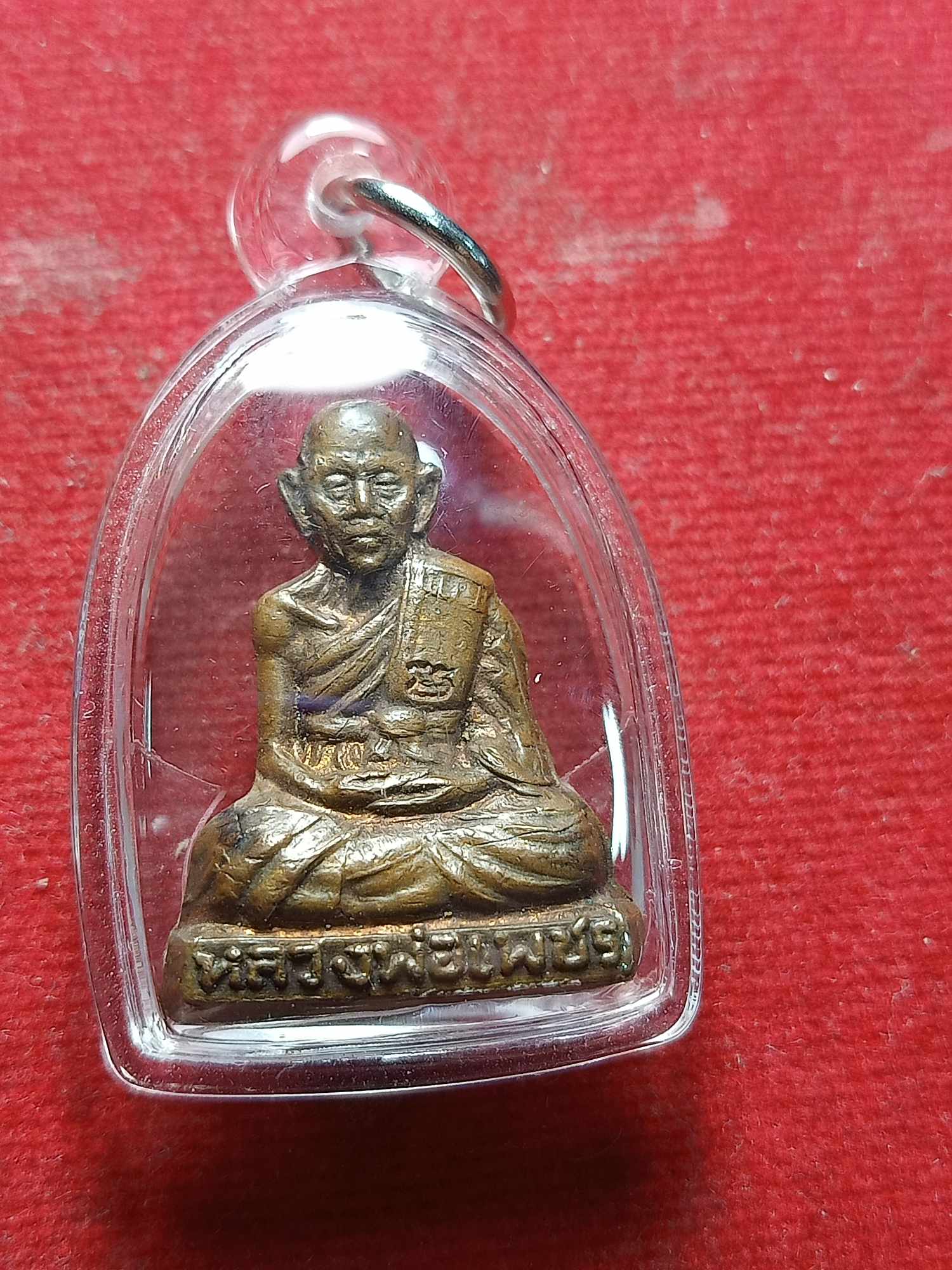 รูปหล่อ หลวงพ่อเพชร วัดบ้านกรับ จ.กาญจนบุรี (SKU-04333)