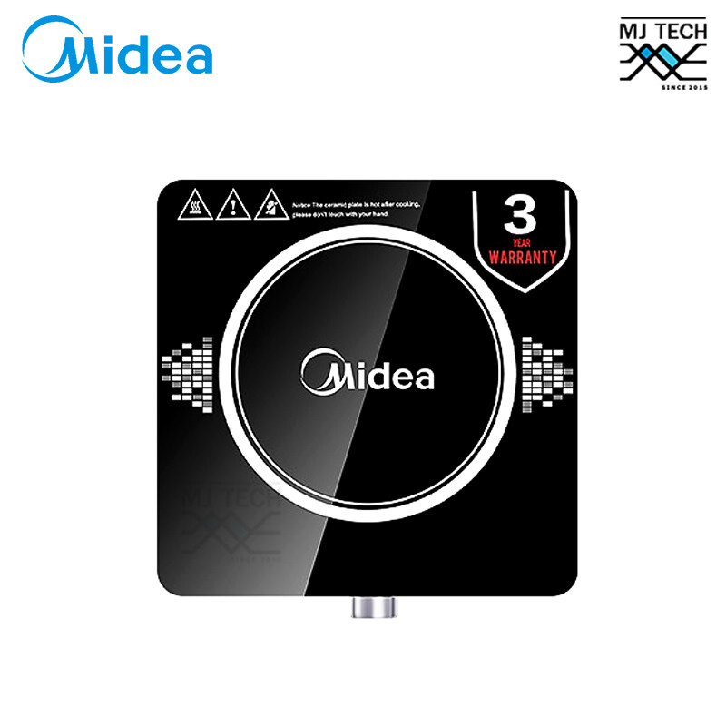 MIDEA เตาแม่เหล็กไฟฟ้า พร้อมหม้อสแตนเลส กำลังไฟ 1600W รุ่น MI-NM1600