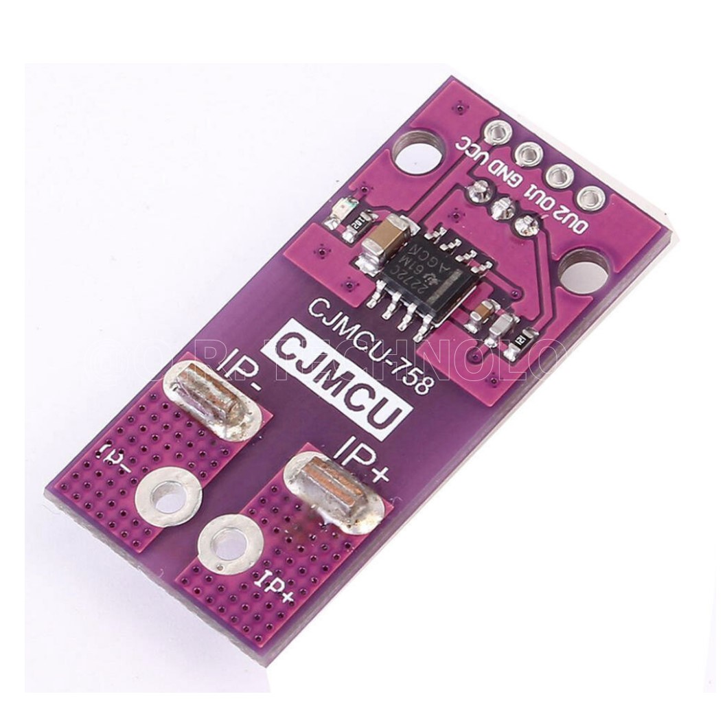(1ชิ้น) AH064 โมดูลวัดกระแส 50A MCU-758 Hall Current Sensor ACS758LCB-050BPFF-T Linear Current Sensor Module
