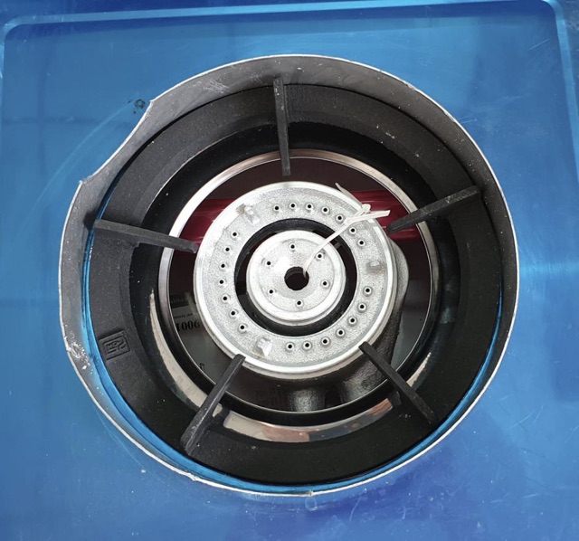 บังลมเตาออโต้ ขนาดสูง 2.5 นิ้ว เส้นผ่านศูนย์กลาง 10.5 นิ้ว บังลมเตาอินฟาเรดได้ไม่โดนหัวเตา สำหรับเตาออโต้