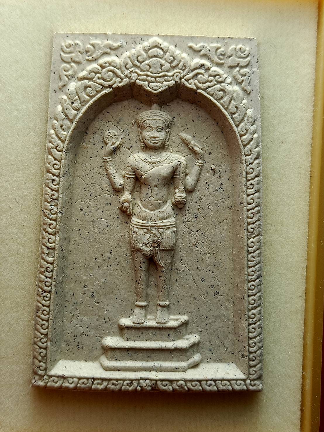 พระวิษณุกรรม พิมพ์โบราณ เมืองนครศรีธรรมราช พร้อมกล่อง (SKU-13016)