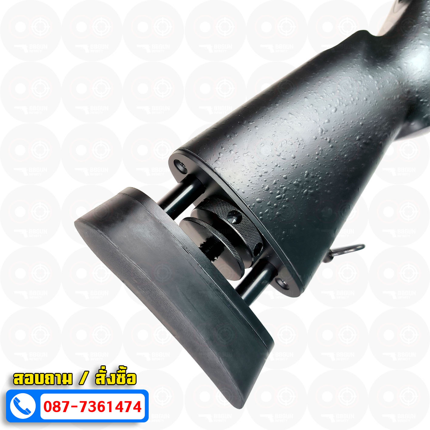 บีบีกันสไนเปอร์ Snow Wolf M24 สีดำ ท่อเซาะร่อง SW 04JB อัพเกรด BB GUN Sniper Air Cocking