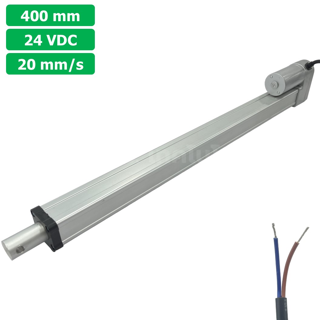 CLB-400 24VDC มอเตอร์ก้านชัก ระยะชัก 400mm 20mm/s 700N Electric Linear Actuator Low Noise เสียงรบกวนน้อย พัตเตอร์ไฟฟ้า Putter มอเตอร์แกนชัก