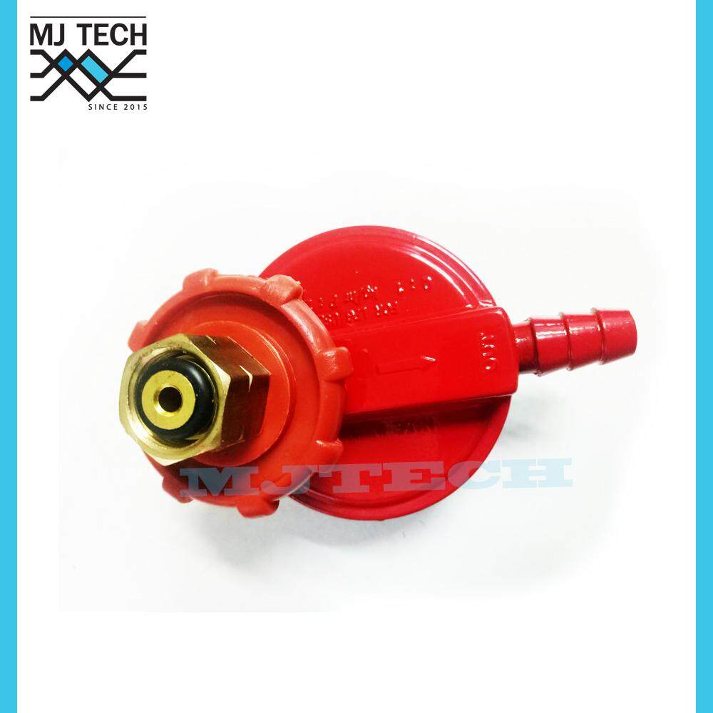 SCG หัวปรับแรงดันต่ำ สำหรับถังแก๊ส ขนาด 4 กิโล SCG รุ่น R-323-H ฟรี สายแก๊สอย่างหนาสีส้ม 2 ม.และ แคมป์รัดสาย 2 ตัว