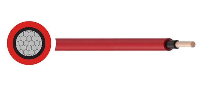 สายไฟ H1Z2Z2-K 1x4 mm2 1500VDC Solar cable สายโซล่าเซลล์ สอบถาม