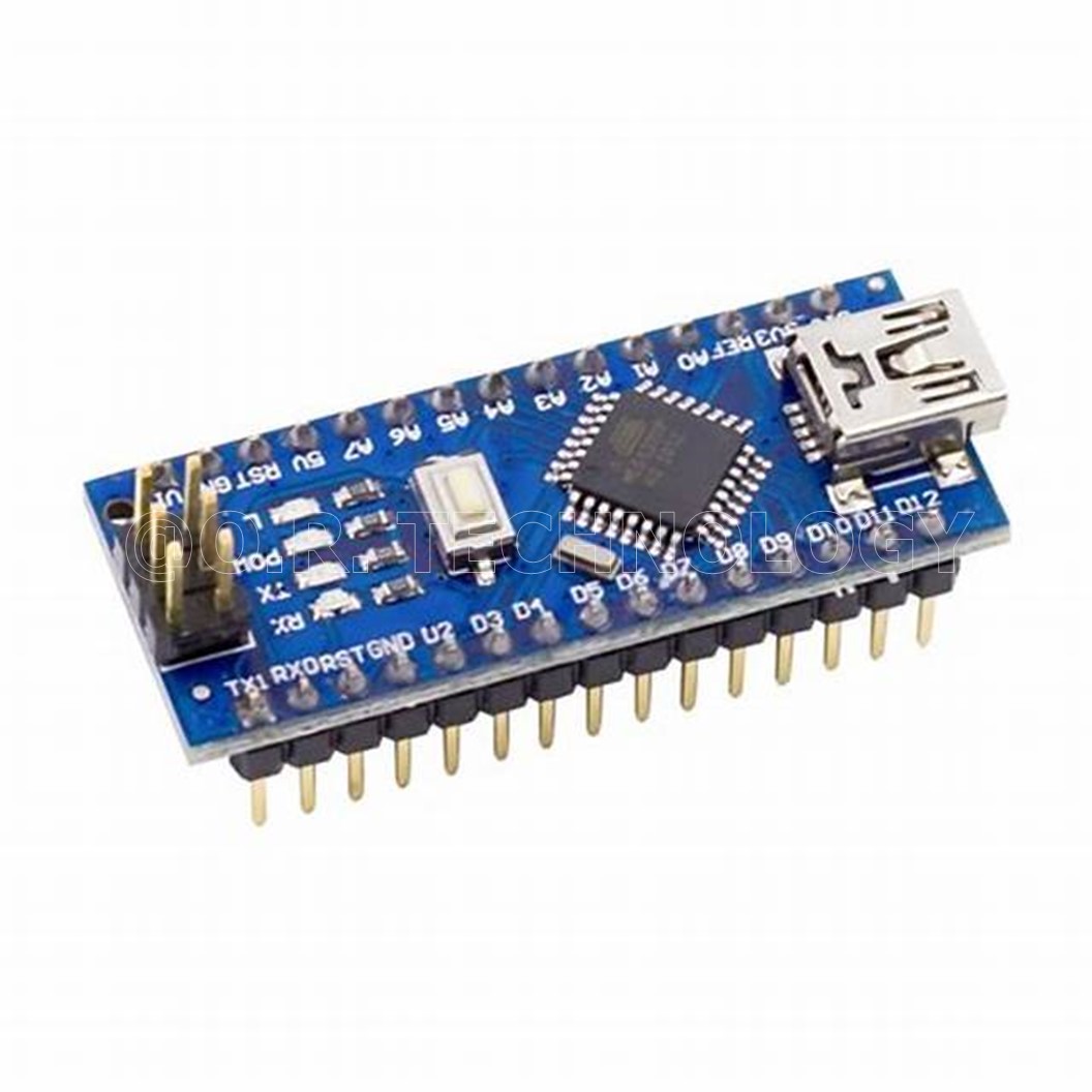 (1ชิ้น) AA008 บอร์ดอาร์ดูโน่ Nano V3.0 CH340 Chip Board Atmega328 พร้อมสาย USB (Arduino Nano V3.0 CH340 Chip Board Atmega328 with cable)