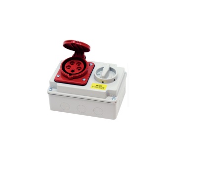 "DAKO"HTPZ315 ปลั๊กตัวเมียติดลอย + สวิทช์อินเตอร์ล็อก 3P+N+E 16A 400V IP44 SWITCHED & INTERLOCKED SOCKETS