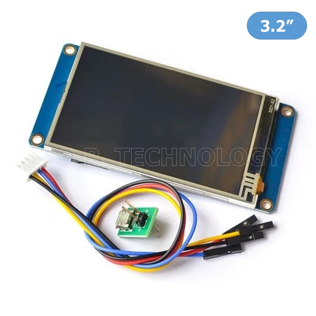 (1ชิ้น) AA294 จอแสดงผล แบบสัมผัส Nextion NX4024T032 ขนาด 3.2 นิ้ว Resistive Touch Screen Man-machine interface HMI kernel