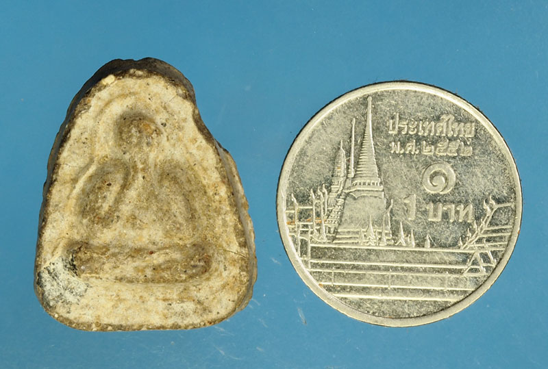 *30192 พระปิดตา หลังยันต์ น้ำเต้า เนื้อผงเก่า ไม่ทราบที่ 6