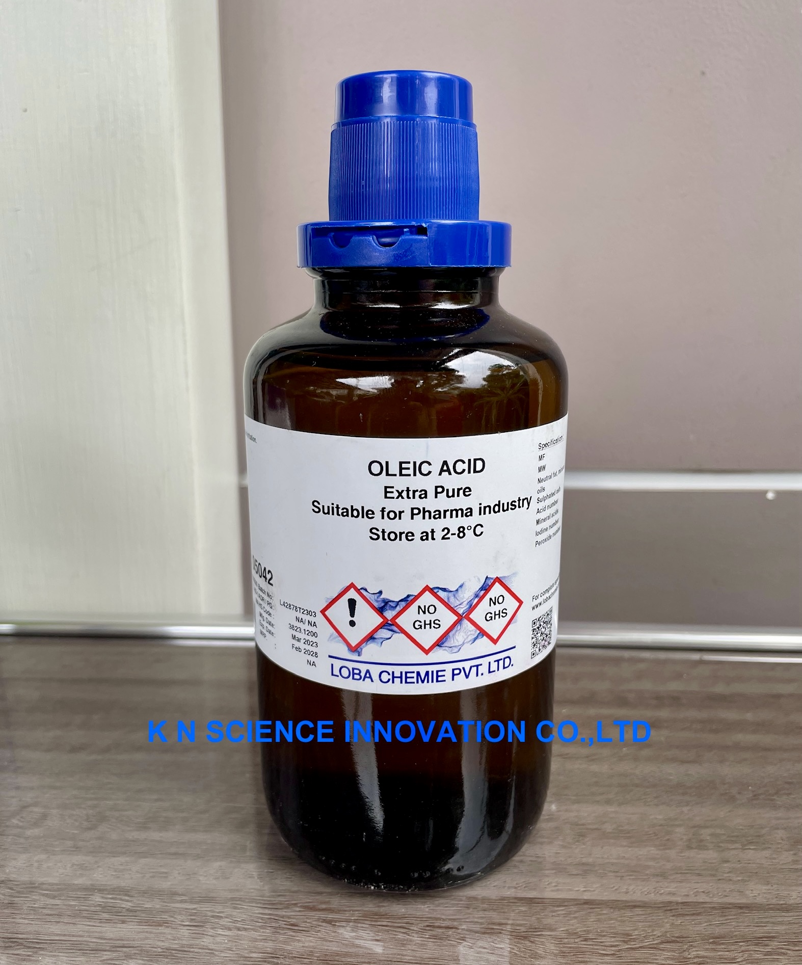 Oleic Acid, Extra Pure ,500 ML, Loba 0504200500