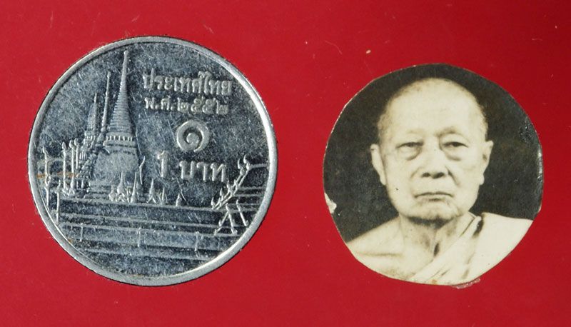 *29907 รูปถ่ายพระพุทธโฆษาเจริญ วัดเขาบางทราย ชลบุรี เก่า 4