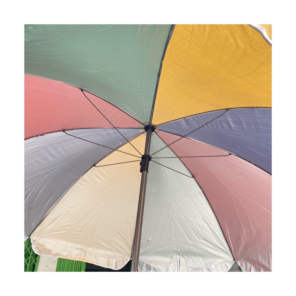 ร่มสายรุ้ง ขนาด42นิ้ว (ราคารวมแวท) สามารถปรับระดับได้ ถอดด้ามและต่อด้ามได้ ขายส่งราคาถูกกก!!! {รหัสสินค้า2803241101}