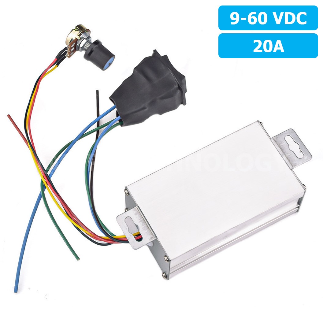 (1ชิ้น) NA449 โมดูลขับมอเตอร์ ควบคุมความเร็ว DC Motor Speed Controller PWM 9-60V กระแสสูงสุด 20A