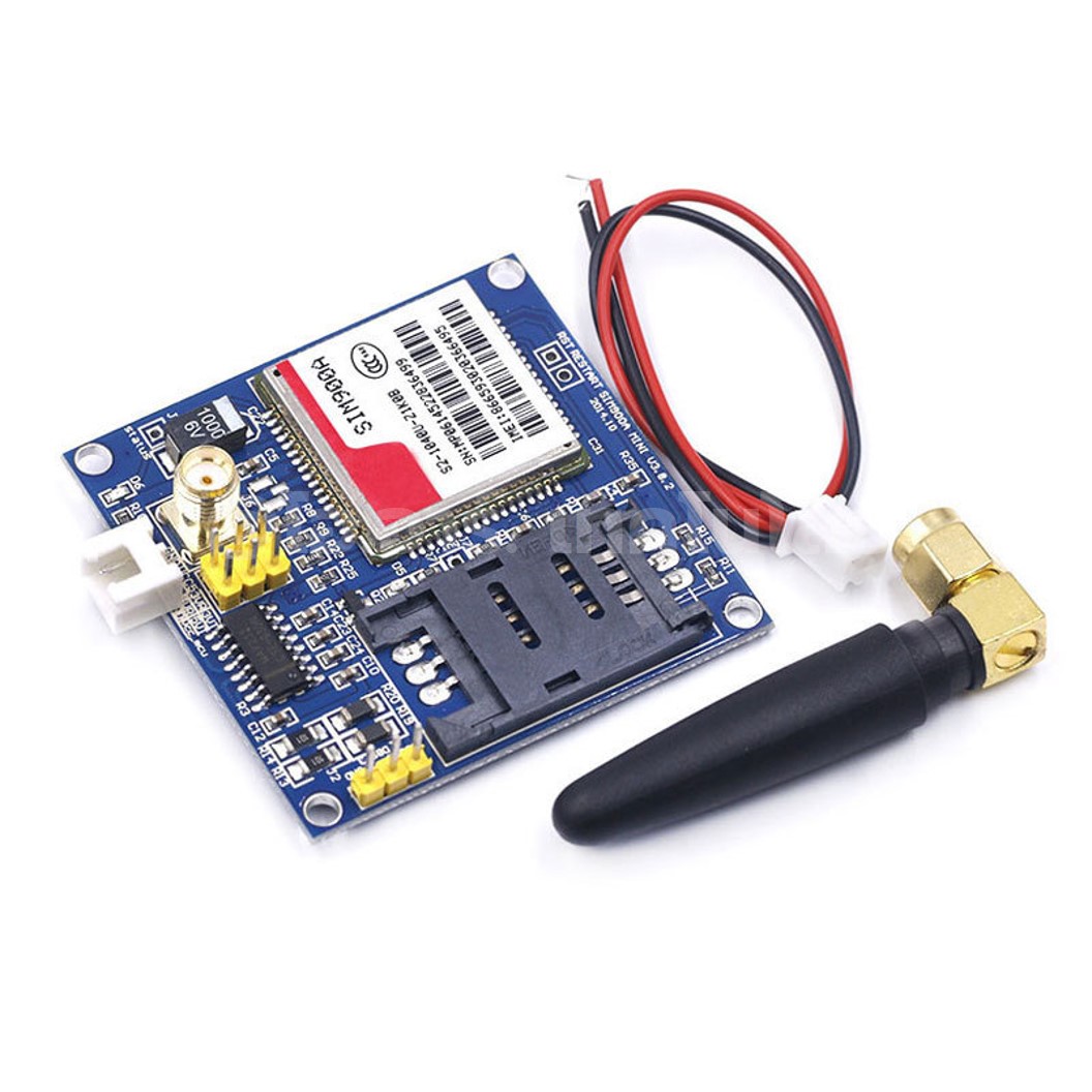 NA251 โมดูลซิม โมดูลสื่อสาร SIM900A V4.0 Kit Wireless Extension Module GSM GPRS Board Antenna
