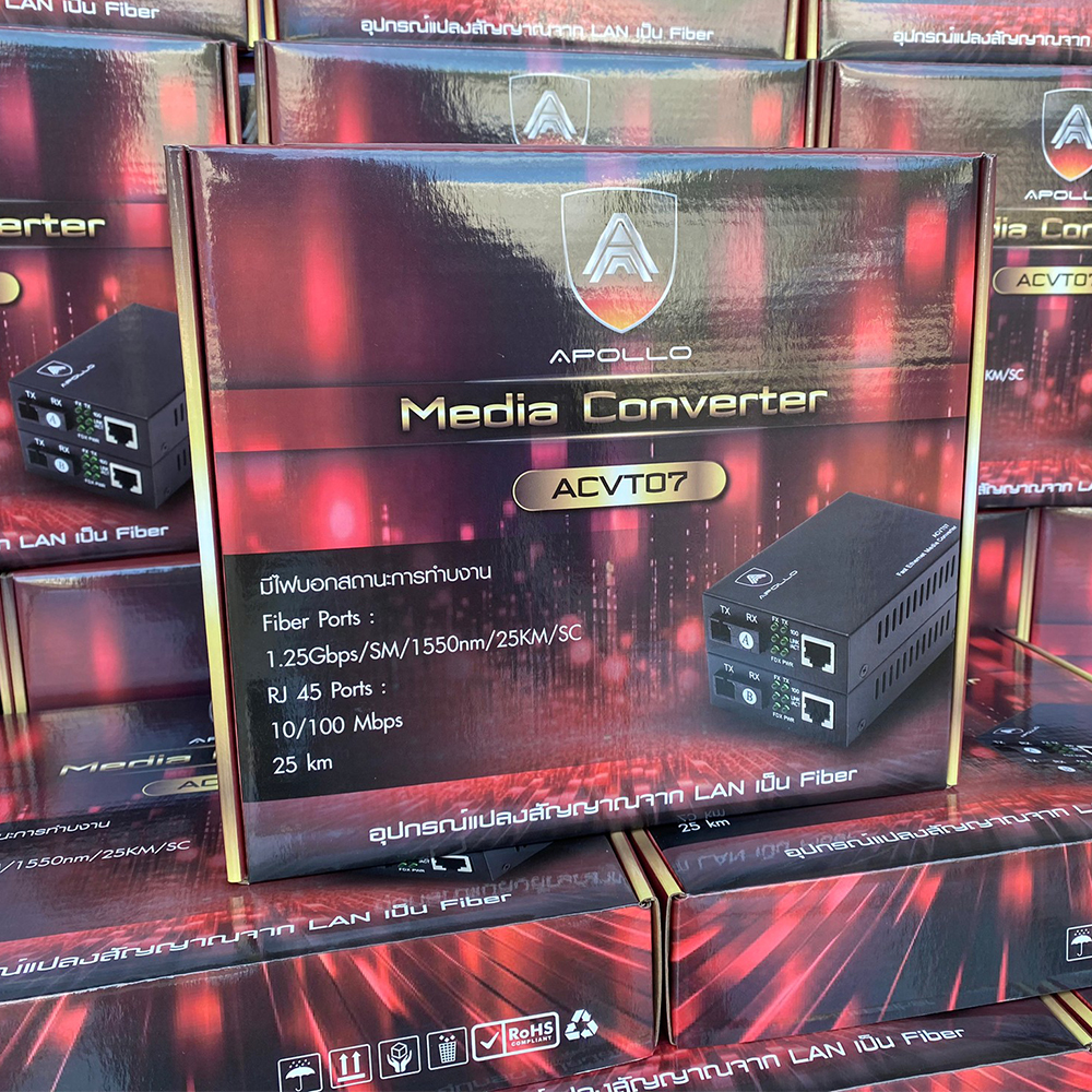 ACVT-07 10/100M 25KM Media Converter
